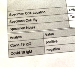 Who knew? Covid-19 IgG Positive - Nathan Ballentine